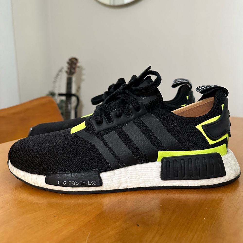 Adidas NMD black green sneakers